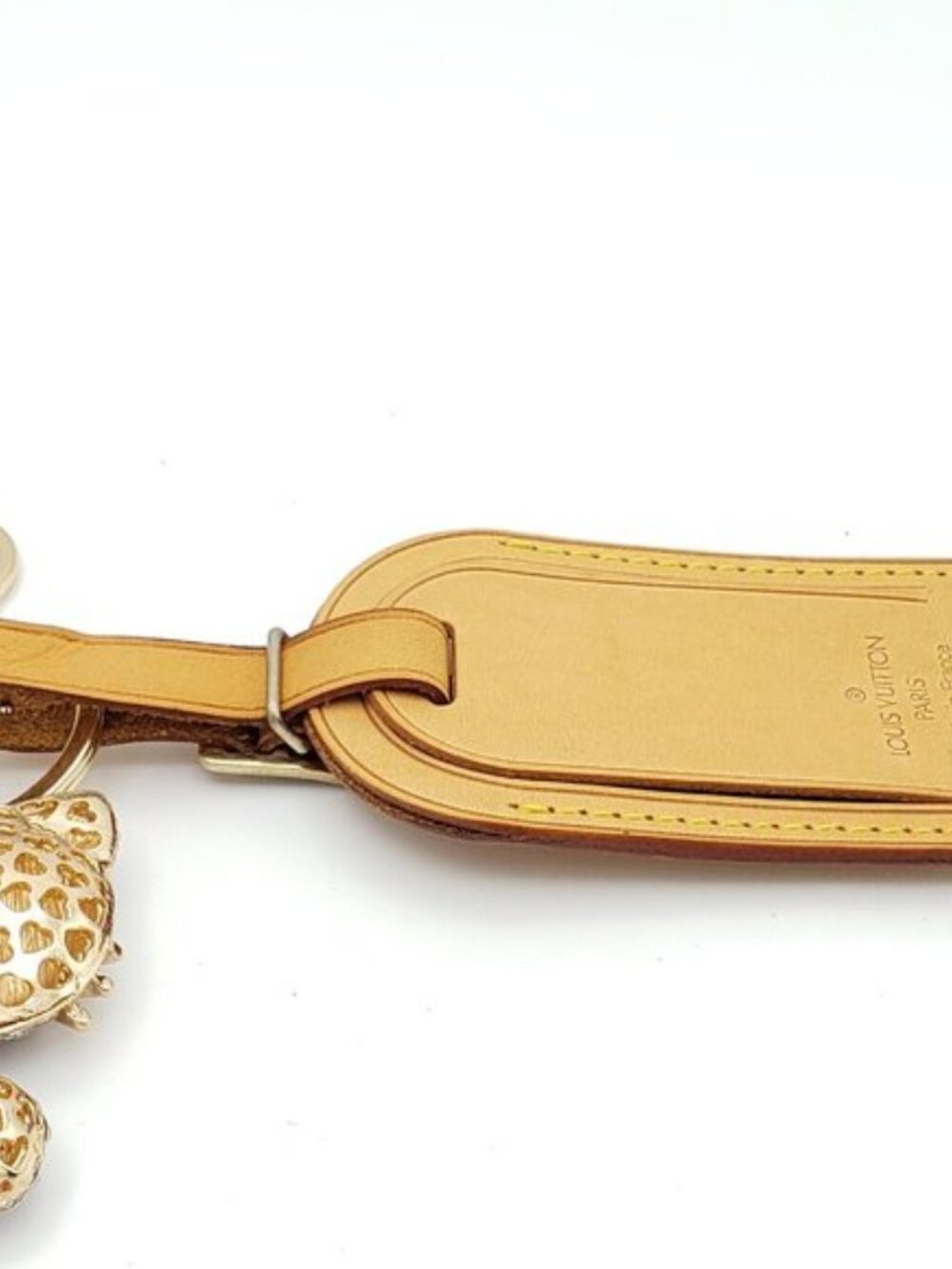 Authentic Louis Vuitton Luggage Nametag with Unbranded Keycharm - Picture 6 of 14